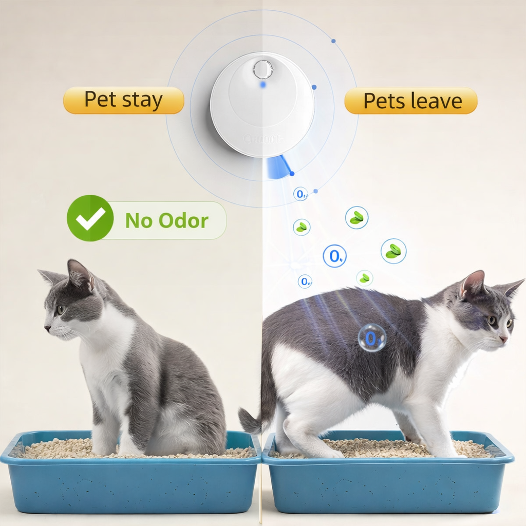 Smart Cat Litter Deodoriser – Automatic Odour Purifier
