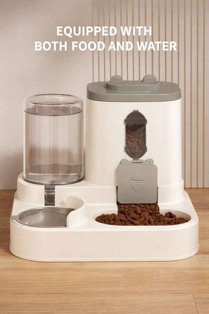 2-in-1 Automatic Cat Feeder & Water Dispenser