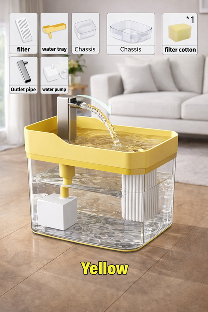 Automatic Cat Water Fountain – 1.5L Quiet Pet Fountain