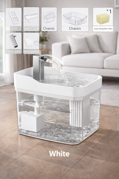Automatic Cat Water Fountain – 1.5L Quiet Pet Fountain