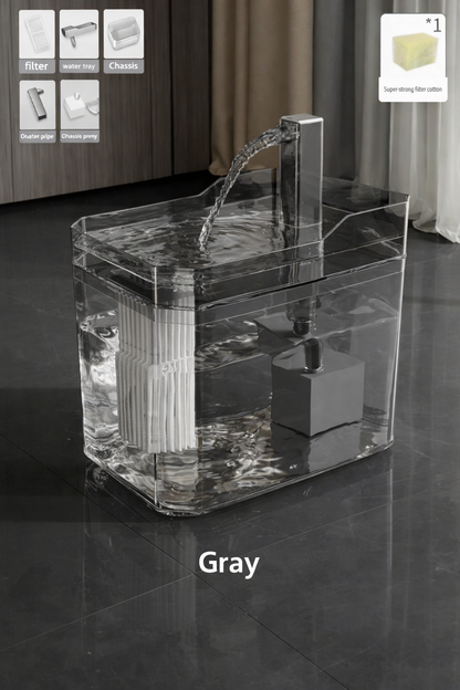 Automatic Cat Water Fountain – 1.5L Quiet Pet Fountain