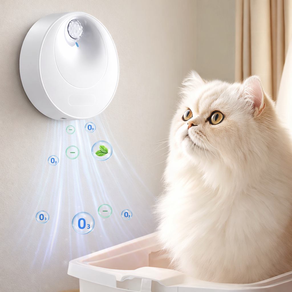Smart Cat Litter Deodoriser – Automatic Odour Purifier