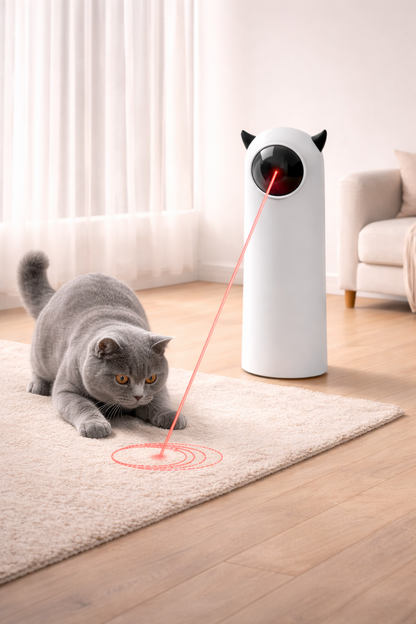 Automatic Cat LaserAutomatic Cat Laser Toy – Hands-Free Interactive Play