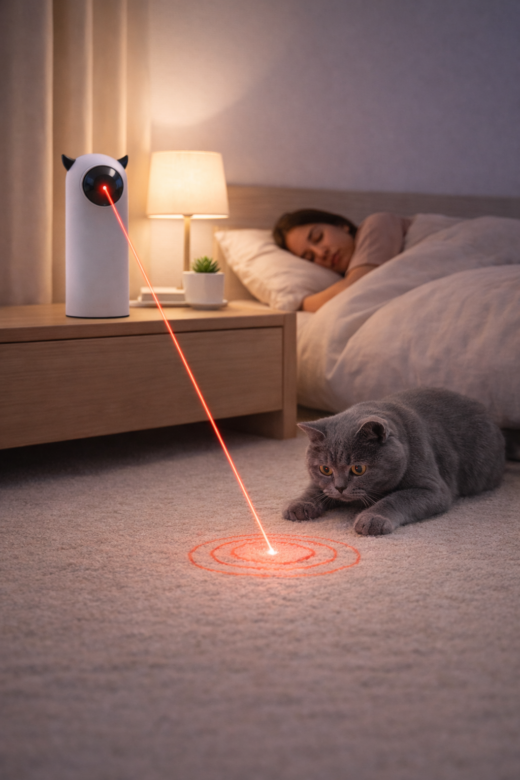 Automatic Cat LaserAutomatic Cat Laser Toy – Hands-Free Interactive Play